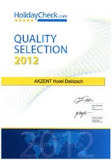 HOLIDAY CHECK 2012 Zertifizierung